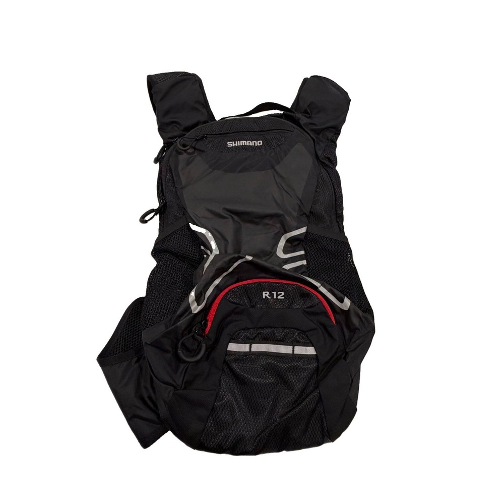 Shimano Rocco R12 Cycling Backpack - Blk /Red Nice